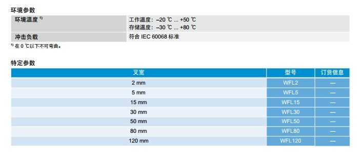 sick WFL 槽型傳感器